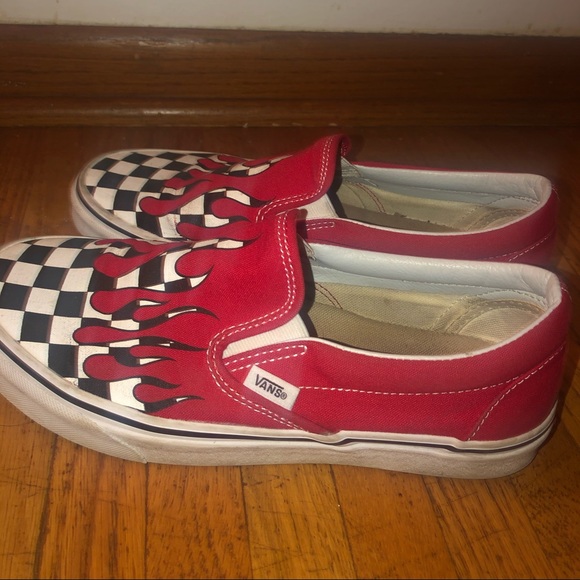CHECKERED VANS SLIP ON - Picture 1 of 4
